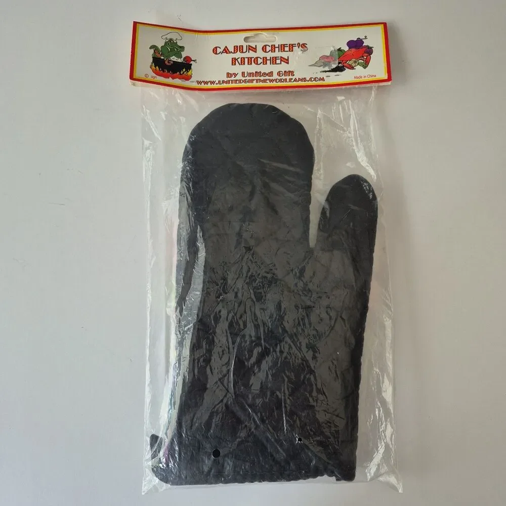 Cajun Chefs Kitchen New Orleans Iconic Food Logos Design Kitchen Oven Mitt Glove
